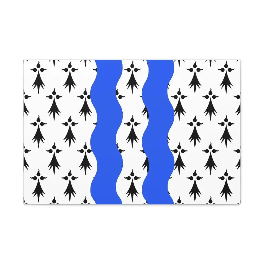Flag of Ille et Vilaine France 2 - Canvas Wall Art - The Sticker Space