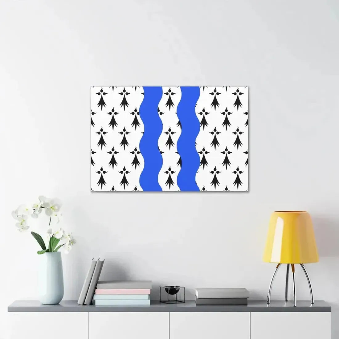 Flag of Ille et Vilaine France 2 - Canvas Wall Art - The Sticker Space