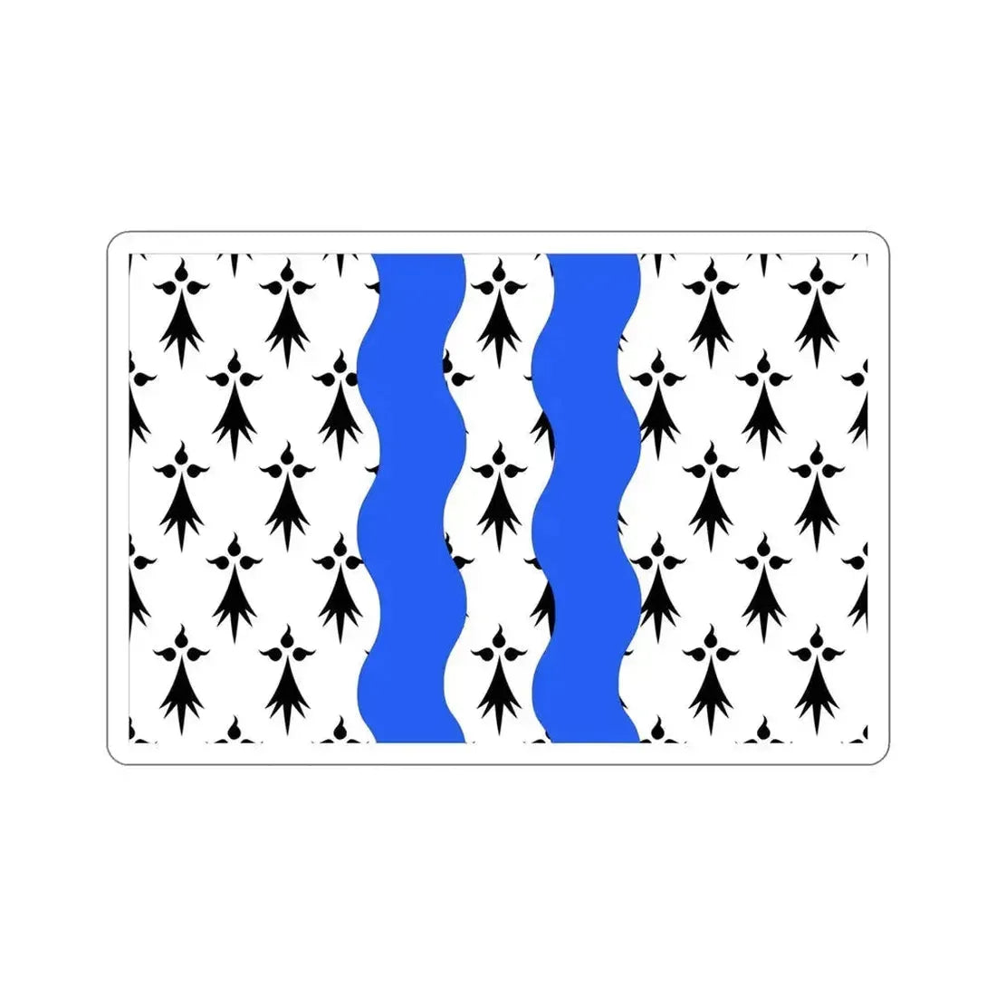 Flag of Ille et Vilaine France 2 STICKER Vinyl Die-Cut Decal 5 Inch - The Sticker Space