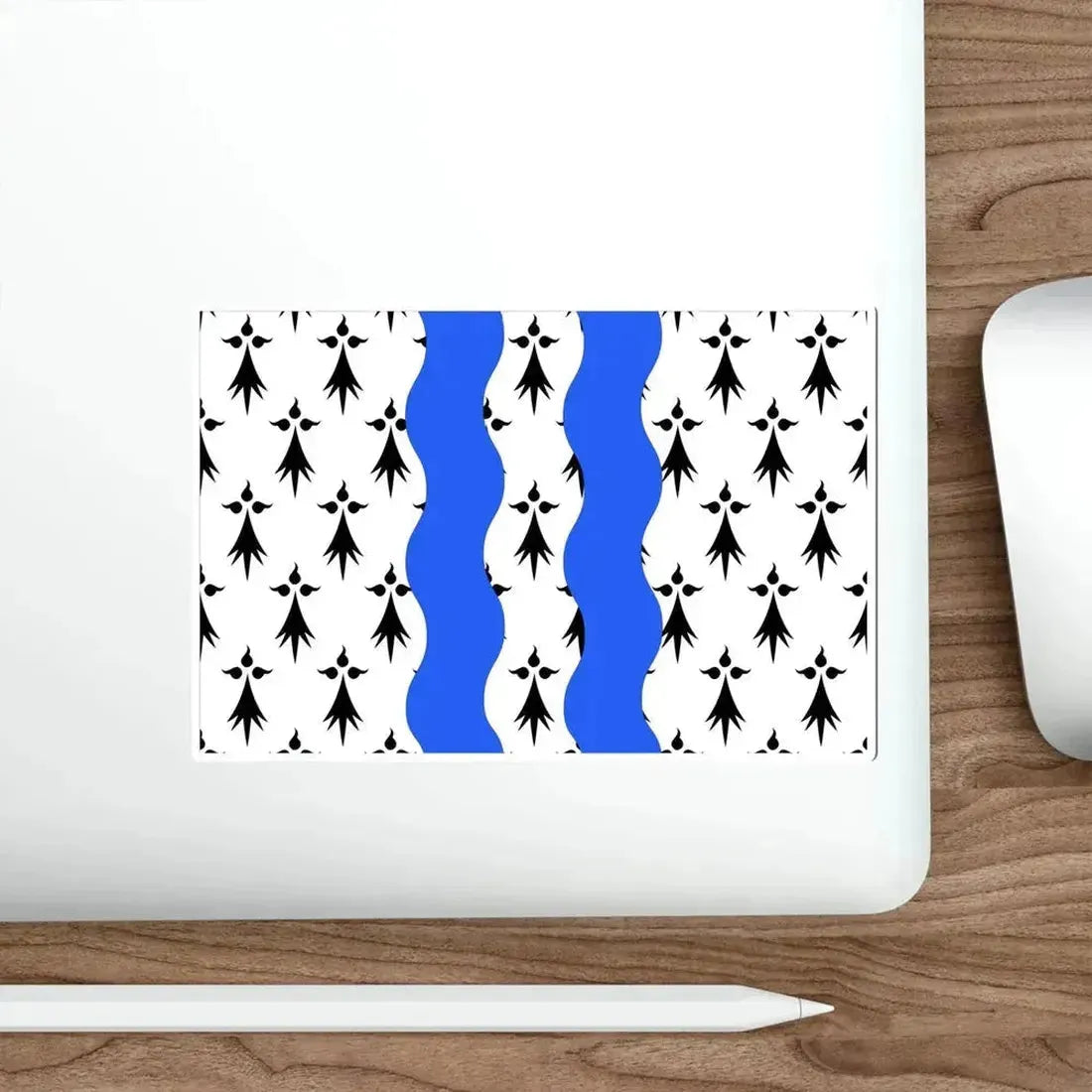 Flag of Ille et Vilaine France 2 STICKER Vinyl Die-Cut Decal - The Sticker Space