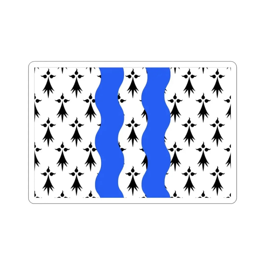 Flag of Ille et Vilaine France 2 STICKER Vinyl Die-Cut Decal - The Sticker Space