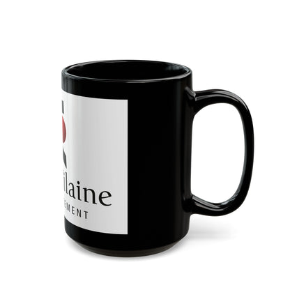 Flag of Ille et Vilaine France - Black Coffee Mug-The Sticker Space