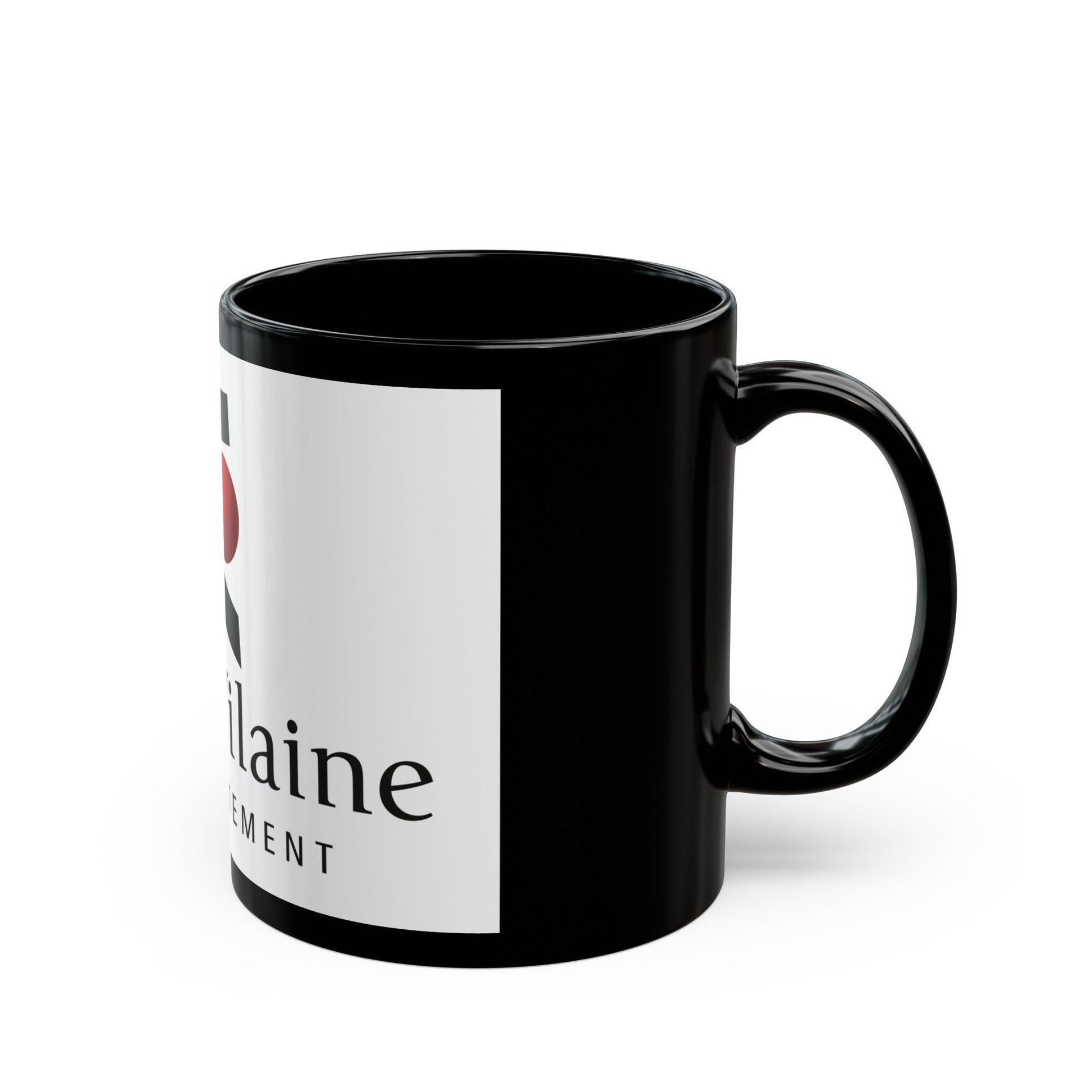 Flag of Ille et Vilaine France - Black Coffee Mug-The Sticker Space