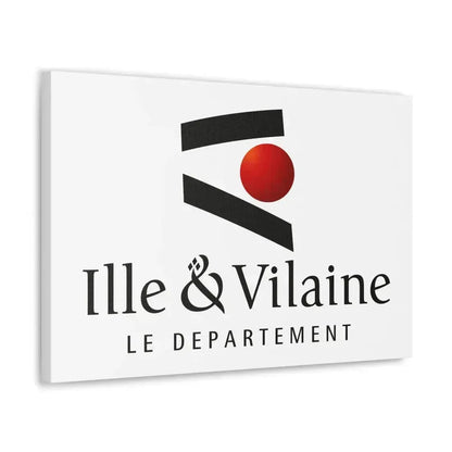 Flag of Ille et Vilaine France - Canvas Wall Art - The Sticker Space