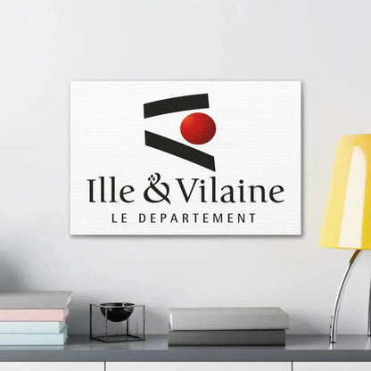 Flag of Ille et Vilaine France - Canvas Wall Art - The Sticker Space