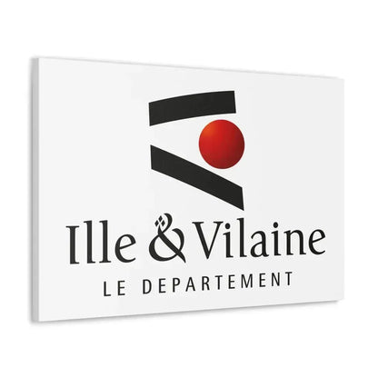 Flag of Ille et Vilaine France - Canvas Wall Art - The Sticker Space