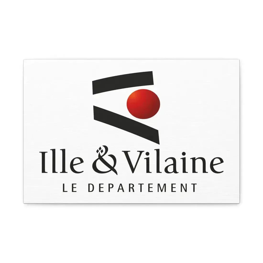 Flag of Ille et Vilaine France - Canvas Wall Art - The Sticker Space