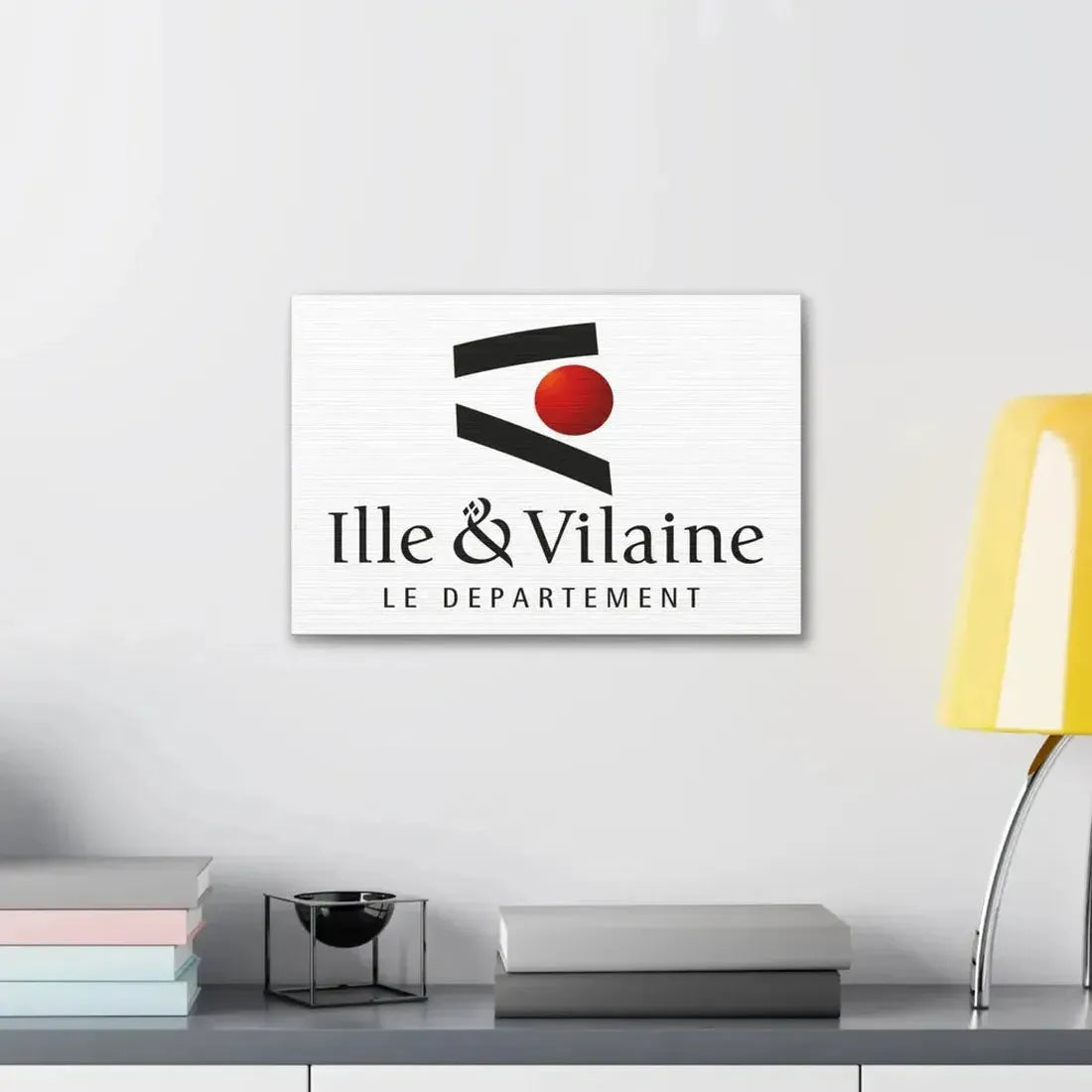 Flag of Ille et Vilaine France - Canvas Wall Art - The Sticker Space