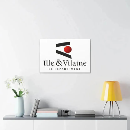Flag of Ille et Vilaine France - Canvas Wall Art - The Sticker Space