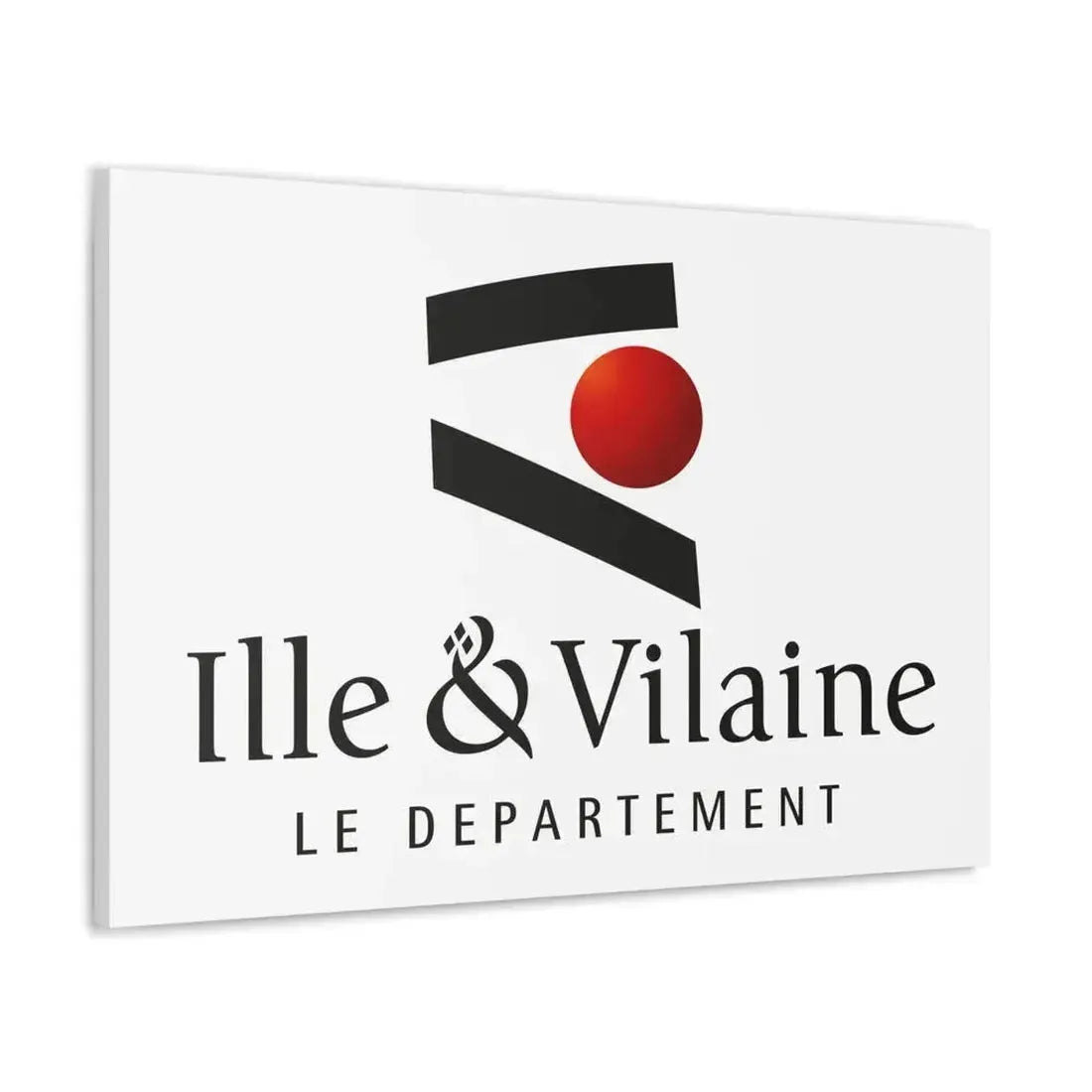 Flag of Ille et Vilaine France - Canvas Wall Art - The Sticker Space