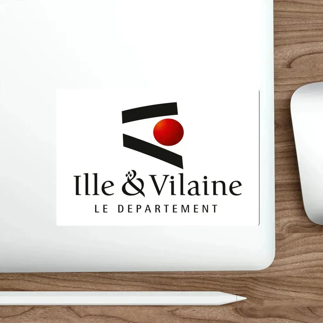 Flag of Ille et Vilaine France STICKER Vinyl Die-Cut Decal - The Sticker Space