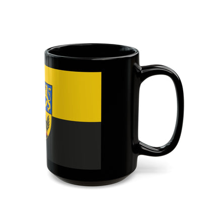 Flag of Ilm Kreis Germany - Black Coffee Mug-The Sticker Space