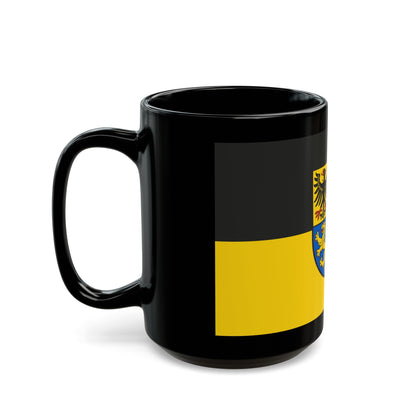 Flag of Ilm Kreis Germany - Black Coffee Mug-The Sticker Space