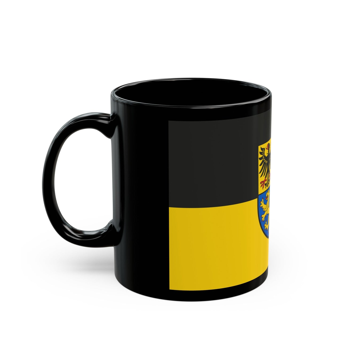 Flag of Ilm Kreis Germany - Black Coffee Mug-The Sticker Space