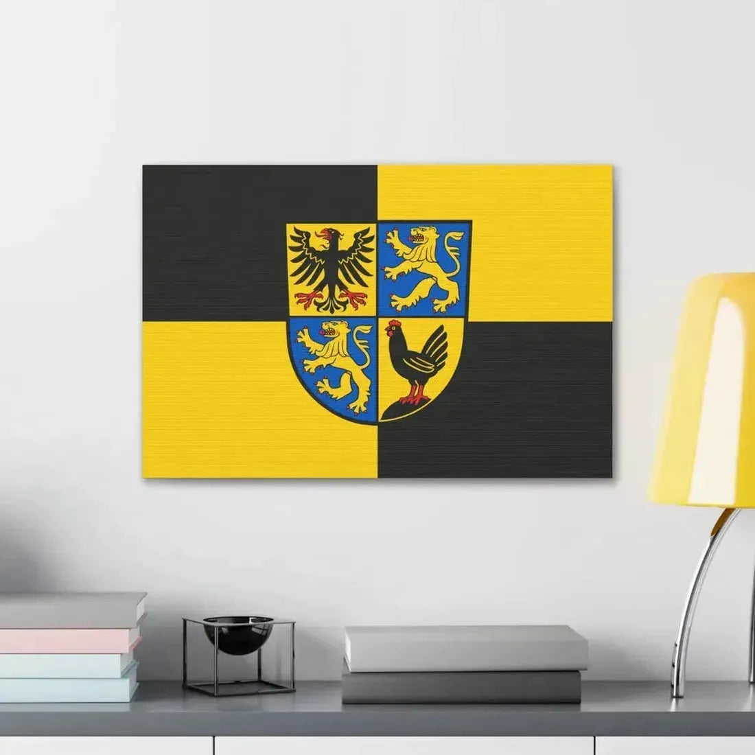 Flag of Ilm Kreis Germany - Canvas Wall Art - The Sticker Space