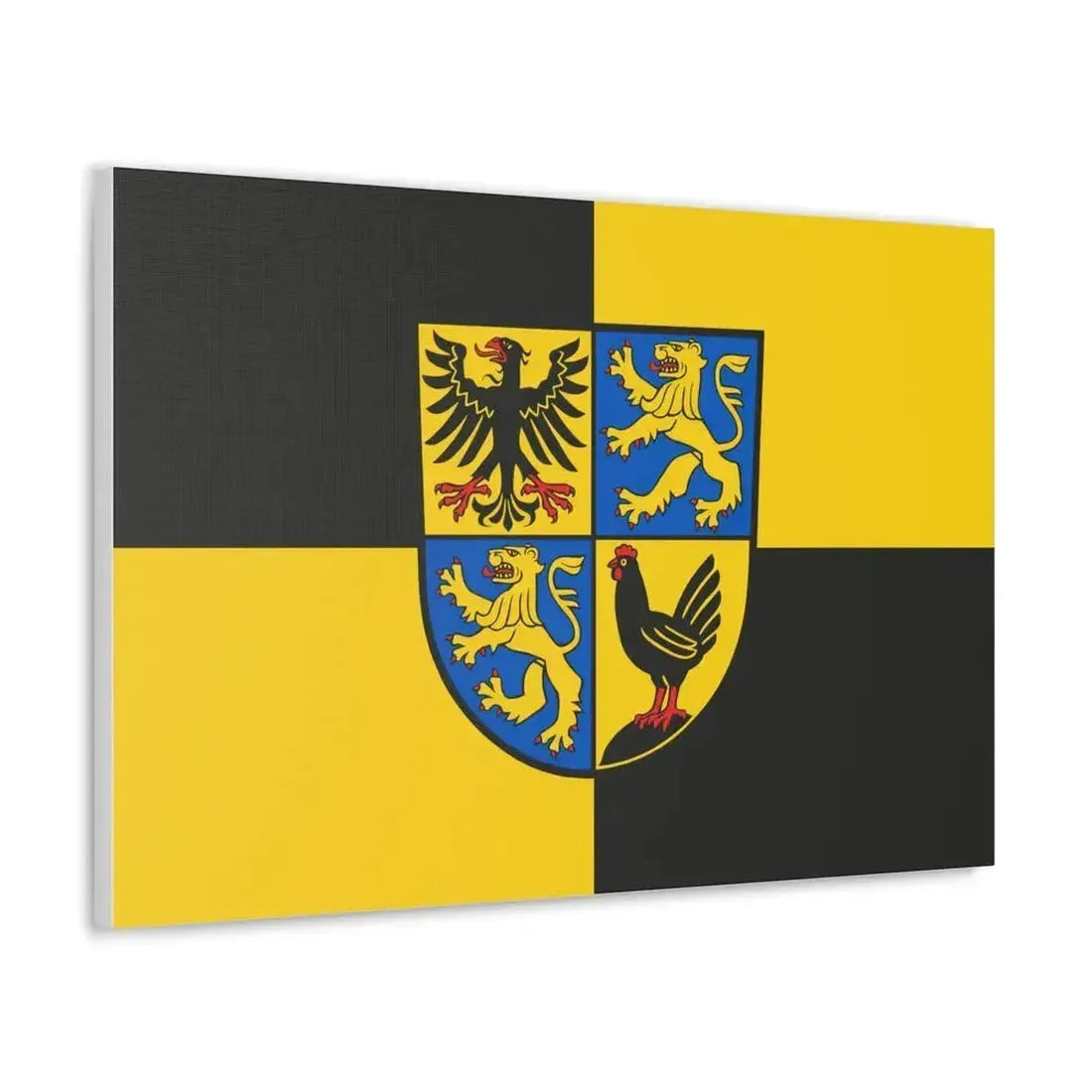 Flag of Ilm Kreis Germany - Canvas Wall Art - The Sticker Space