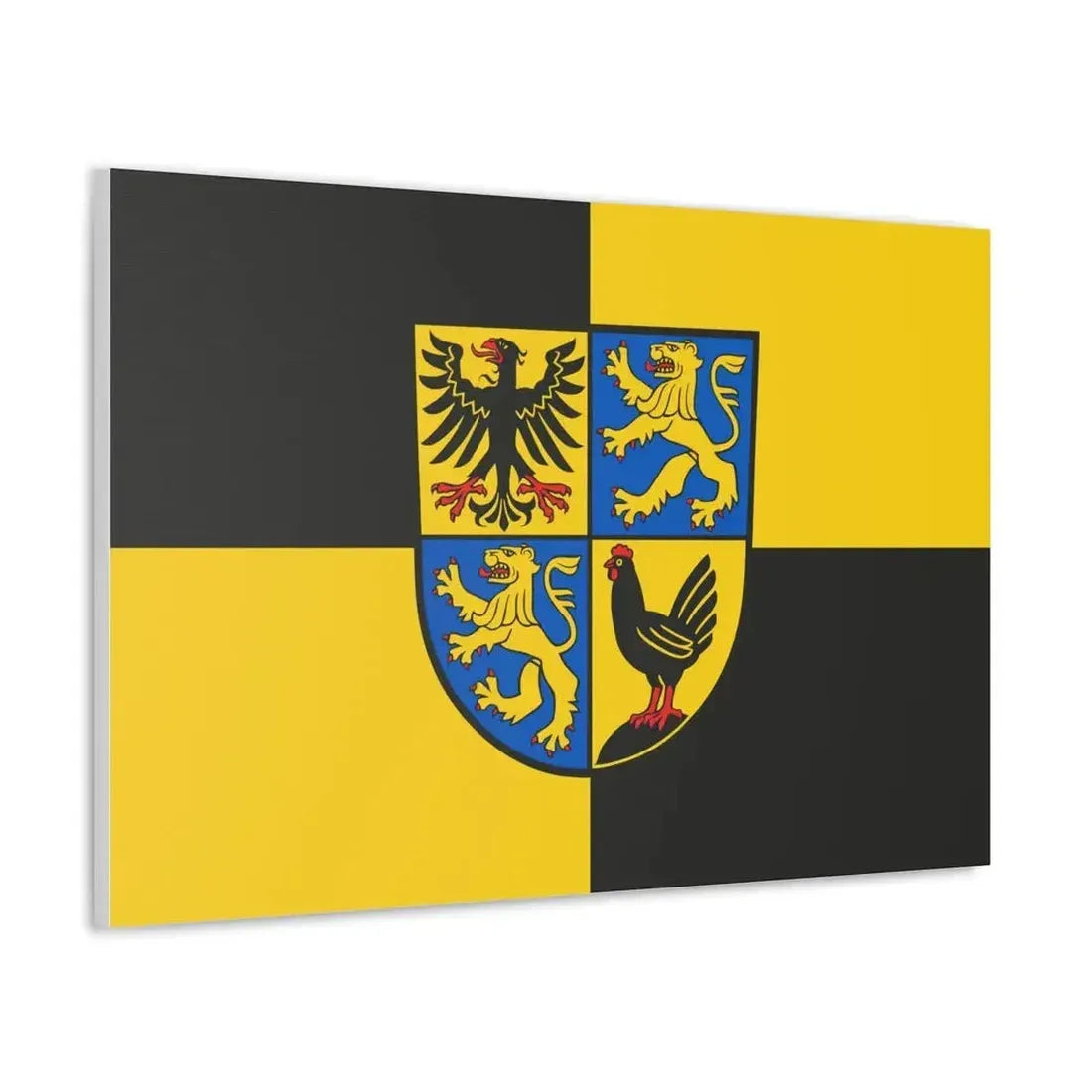 Flag of Ilm Kreis Germany - Canvas Wall Art - The Sticker Space