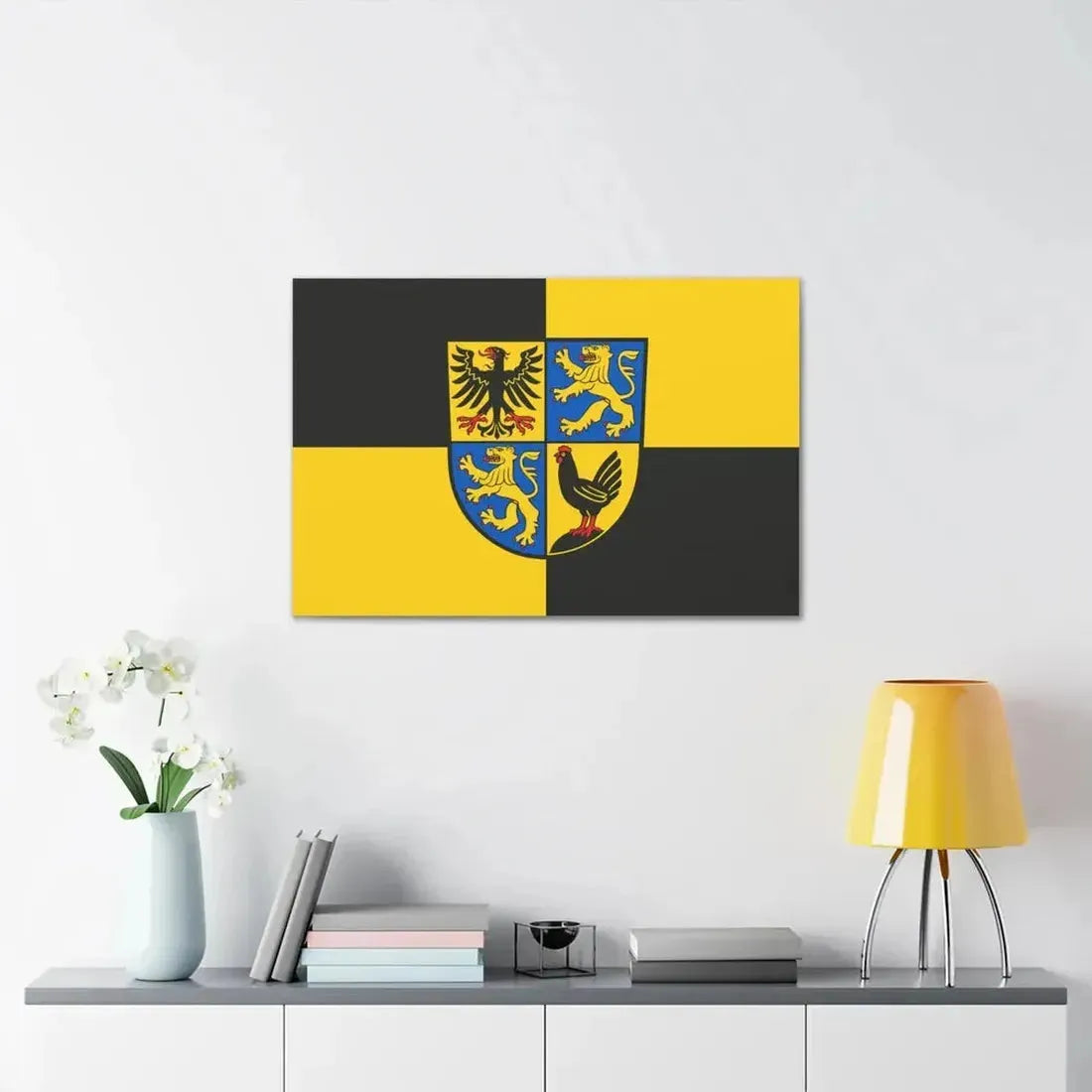 Flag of Ilm Kreis Germany - Canvas Wall Art - The Sticker Space