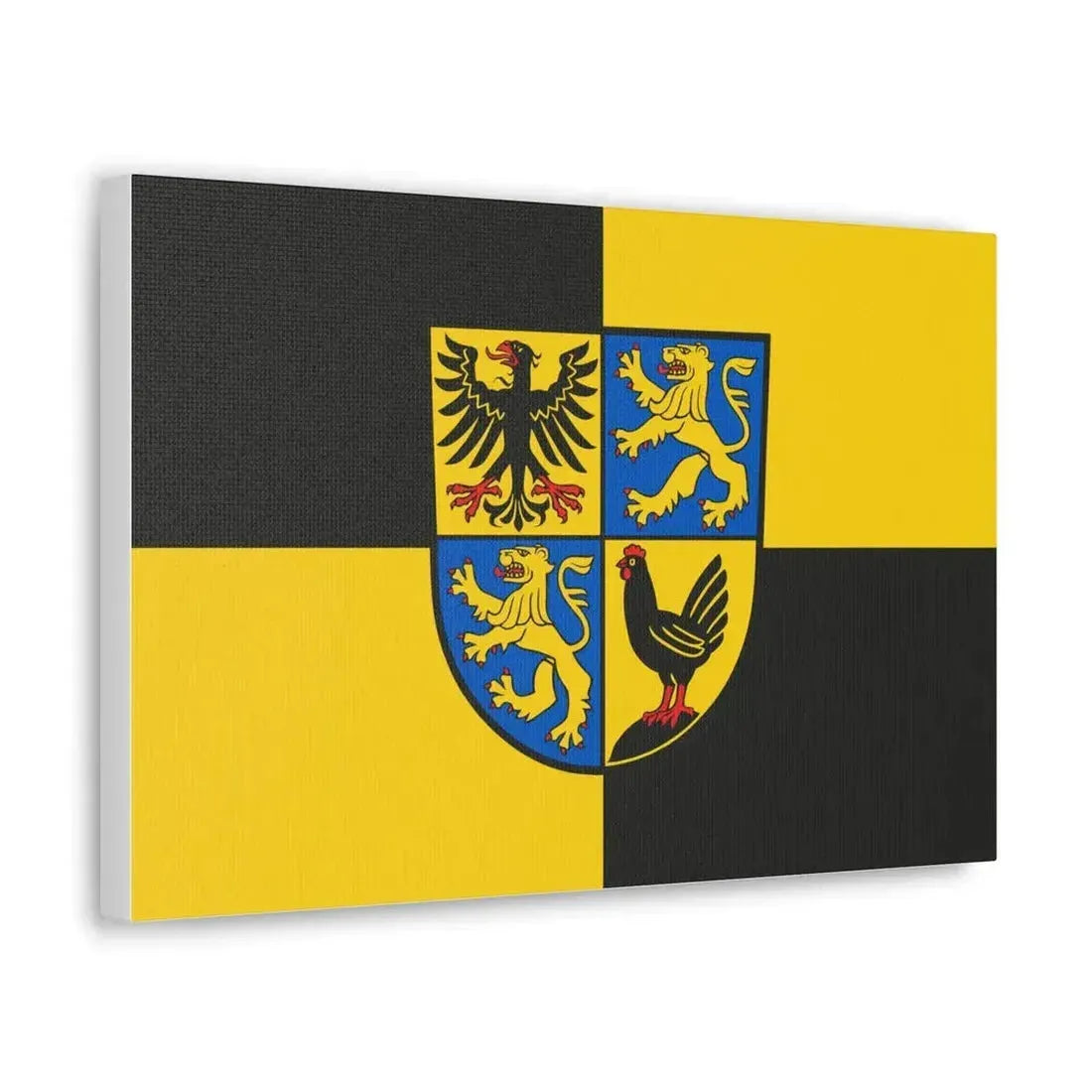 Flag of Ilm Kreis Germany - Canvas Wall Art - The Sticker Space