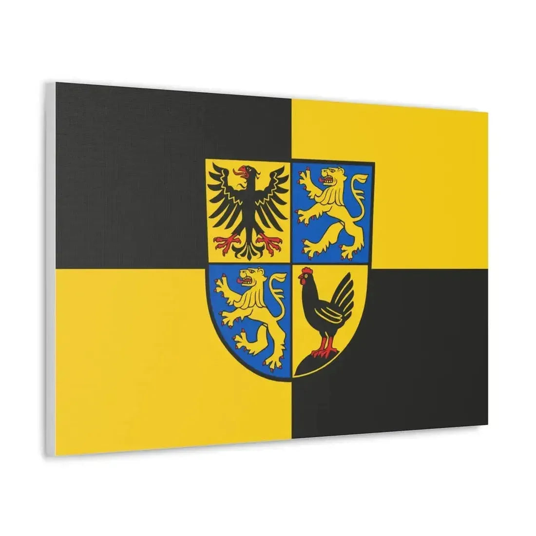 Flag of Ilm Kreis Germany - Canvas Wall Art - The Sticker Space