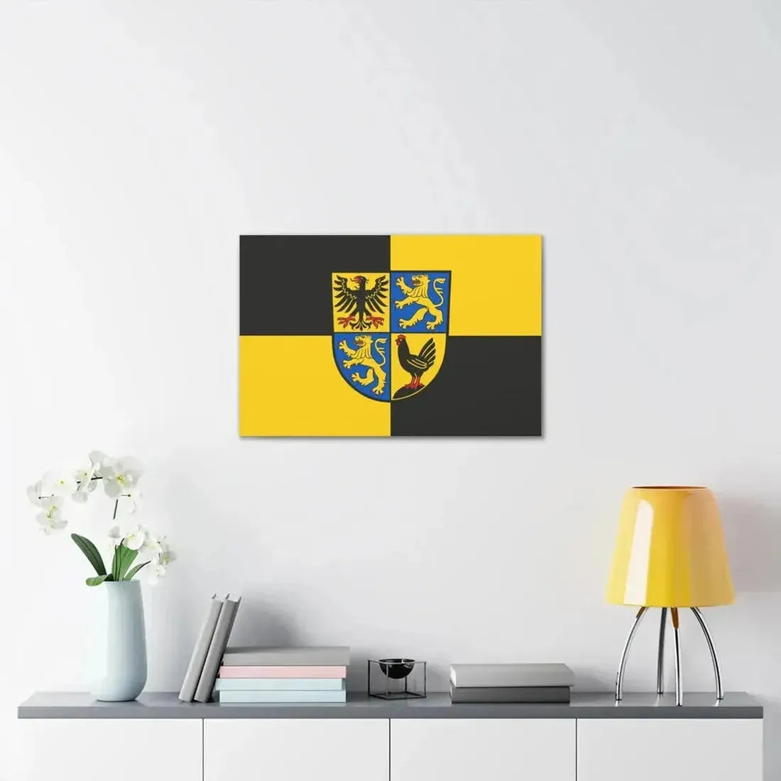 Flag of Ilm Kreis Germany - Canvas Wall Art - The Sticker Space