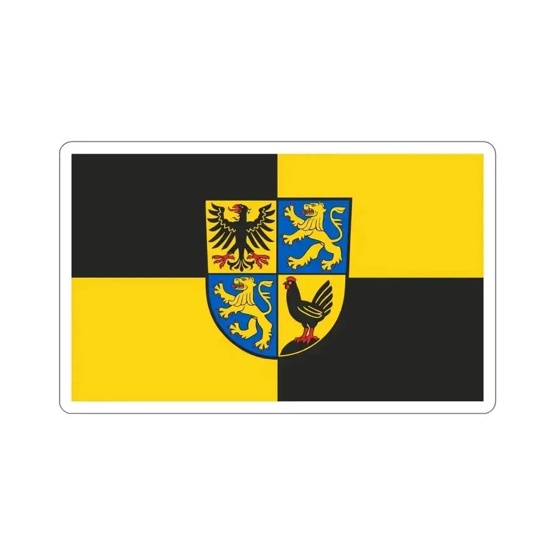 Flag of Ilm Kreis Germany STICKER Vinyl Die-Cut Decal 6 Inch - The Sticker Space