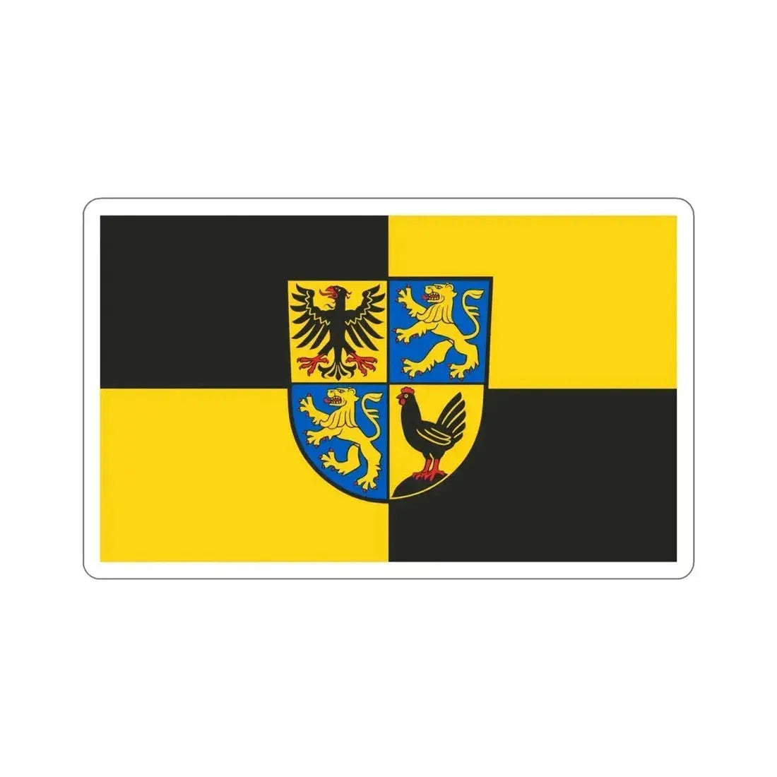 Flag of Ilm Kreis Germany STICKER Vinyl Die-Cut Decal - The Sticker Space