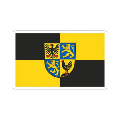 Flag of Ilm Kreis Germany - STICKER Vinyl Kiss-Cut Decal 3 Inch White - The Sticker Space