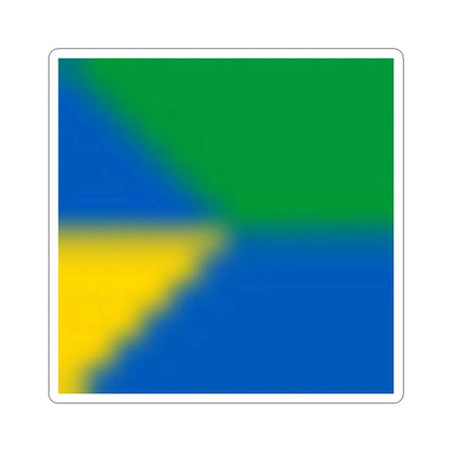Flag of Ilnyk (Ukraine) STICKER Vinyl Kiss-Cut Decal 6 Inch White - The Sticker Space