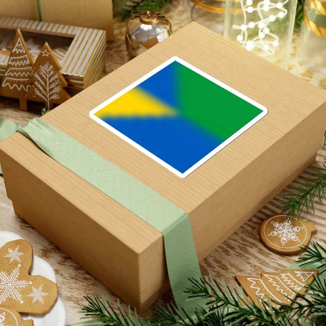 Flag of Ilnyk (Ukraine) STICKER Vinyl Kiss-Cut Decal - The Sticker Space