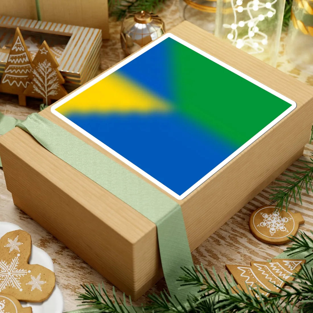 Flag of Ilnyk (Ukraine) STICKER Vinyl Kiss-Cut Decal - The Sticker Space