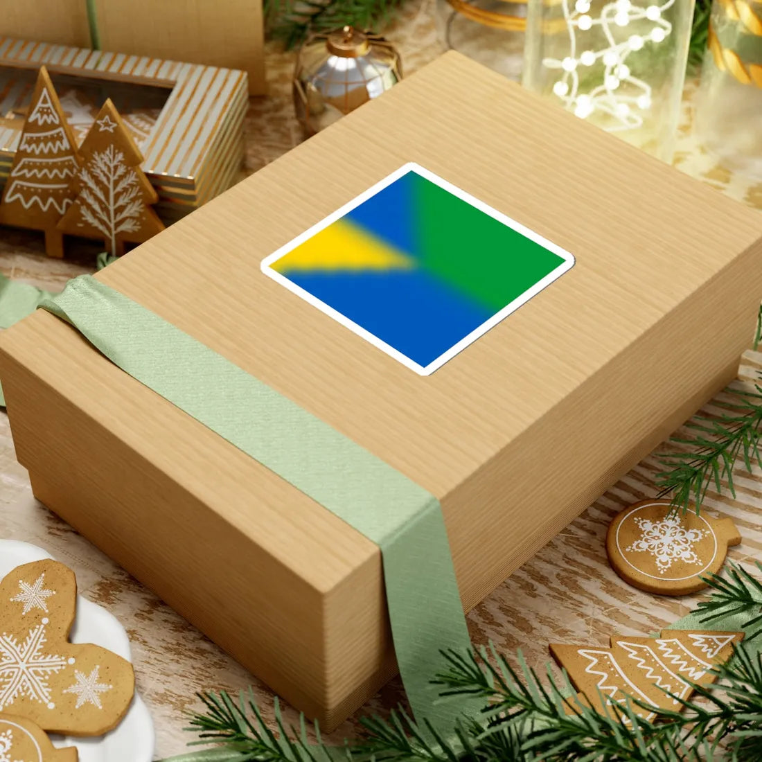 Flag of Ilnyk (Ukraine) STICKER Vinyl Kiss-Cut Decal - The Sticker Space