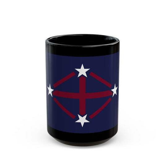 Flag of Imperial Japanese Antarctic Expedition 2 - Black Coffee Mug-15oz-The Sticker Space