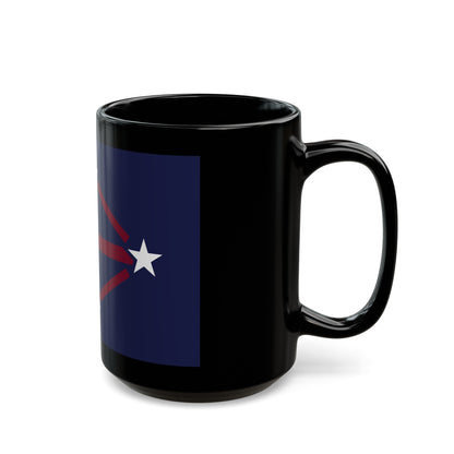 Flag of Imperial Japanese Antarctic Expedition 2 - Black Coffee Mug-The Sticker Space