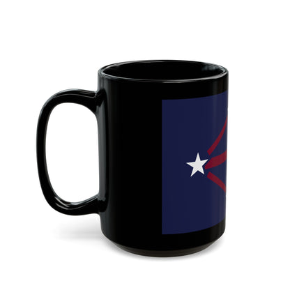 Flag of Imperial Japanese Antarctic Expedition 2 - Black Coffee Mug-The Sticker Space