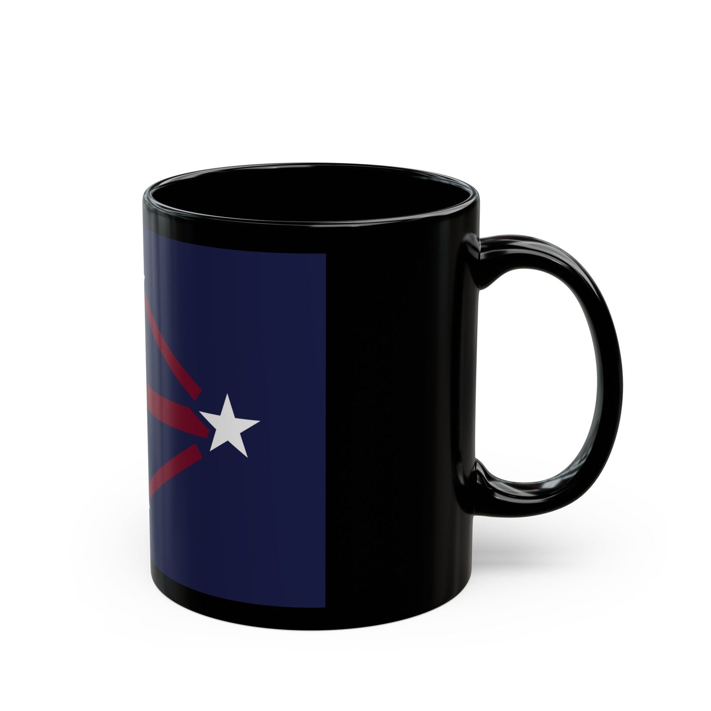 Flag of Imperial Japanese Antarctic Expedition 2 - Black Coffee Mug-The Sticker Space