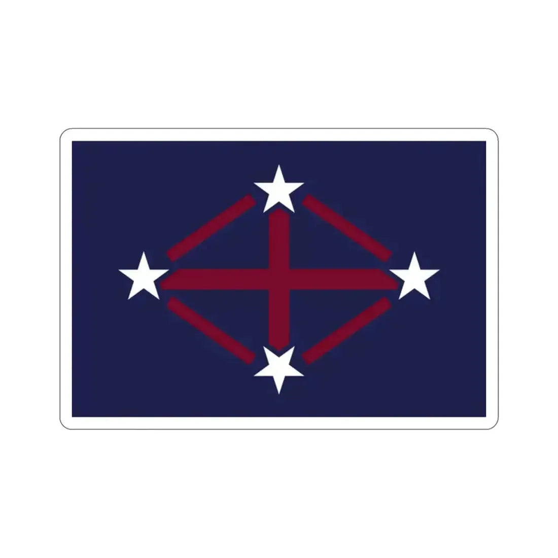 Flag of Imperial Japanese Antarctic Expedition 2 STICKER Vinyl Die-Cut Decal 2 Inch - The Sticker Space