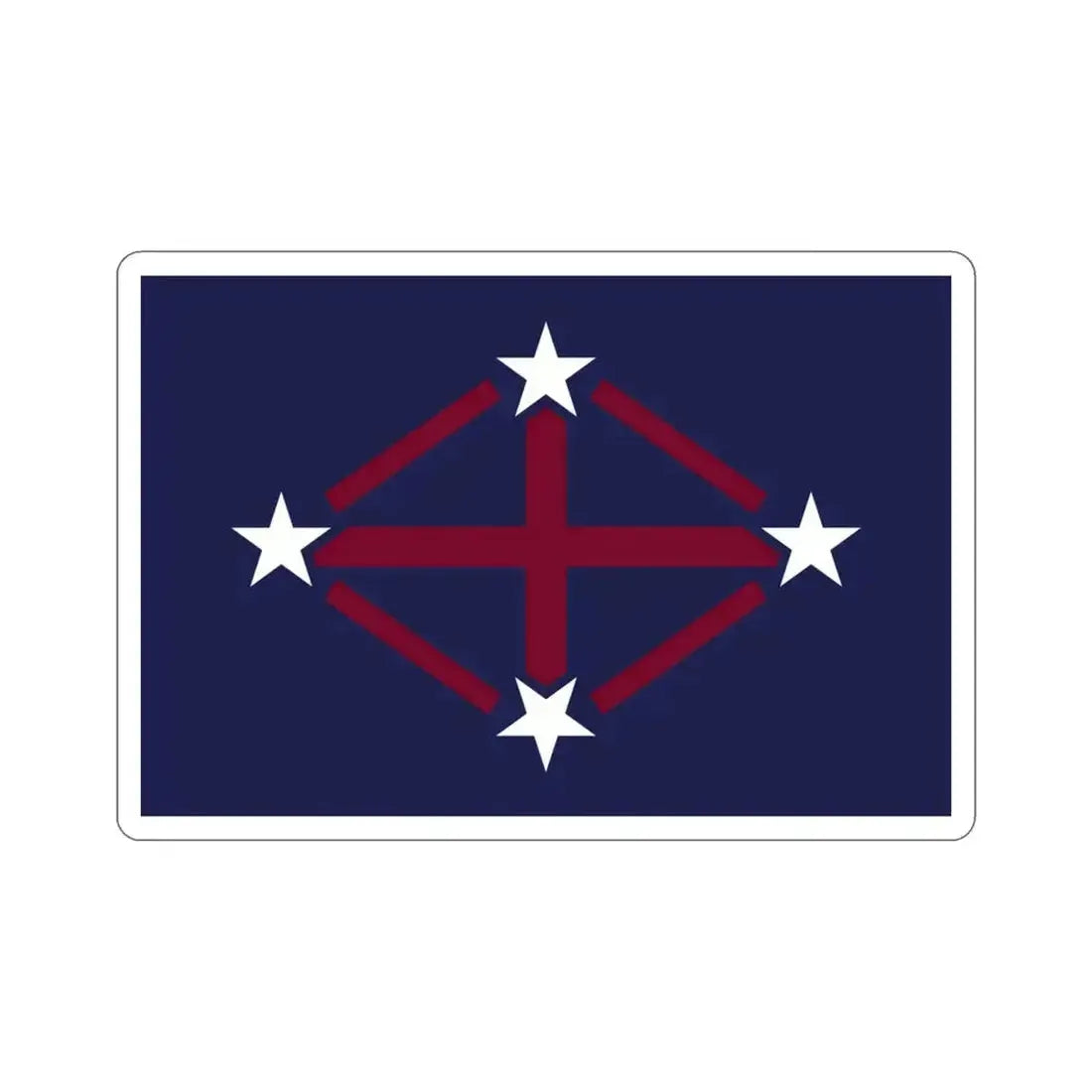 Flag of Imperial Japanese Antarctic Expedition 2 STICKER Vinyl Die-Cut Decal 3 Inch - The Sticker Space