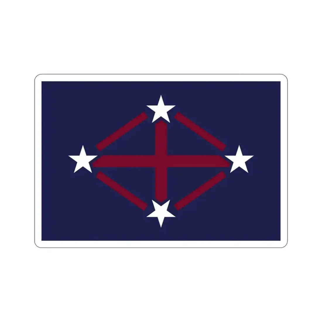 Flag of Imperial Japanese Antarctic Expedition 2 STICKER Vinyl Die-Cut Decal 3 Inch - The Sticker Space