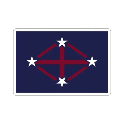 Flag of Imperial Japanese Antarctic Expedition 2 STICKER Vinyl Die-Cut Decal 4 Inch - The Sticker Space