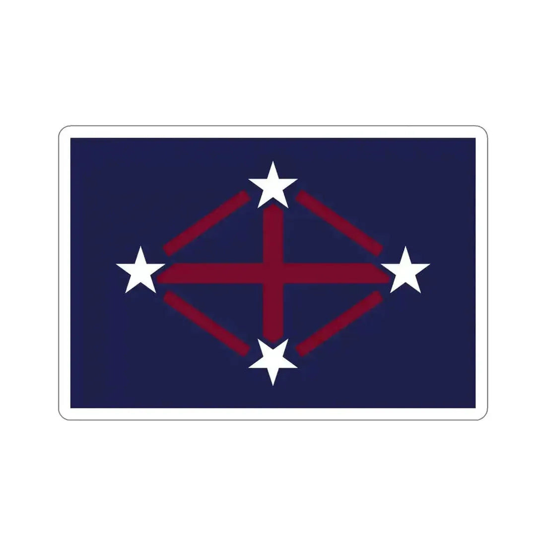 Flag of Imperial Japanese Antarctic Expedition 2 STICKER Vinyl Die-Cut Decal 5 Inch - The Sticker Space