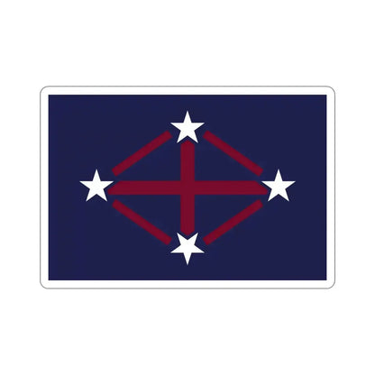 Flag of Imperial Japanese Antarctic Expedition 2 STICKER Vinyl Die-Cut Decal 5 Inch - The Sticker Space