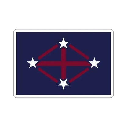 Flag of Imperial Japanese Antarctic Expedition 2 STICKER Vinyl Die-Cut Decal 6 Inch - The Sticker Space