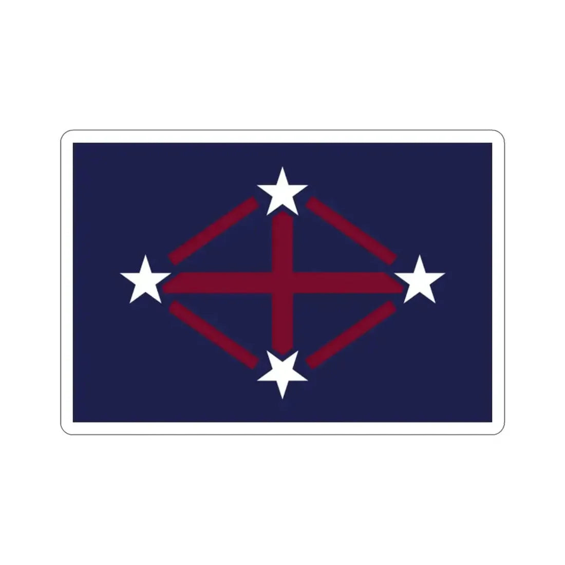 Flag of Imperial Japanese Antarctic Expedition 2 STICKER Vinyl Die-Cut Decal - The Sticker Space