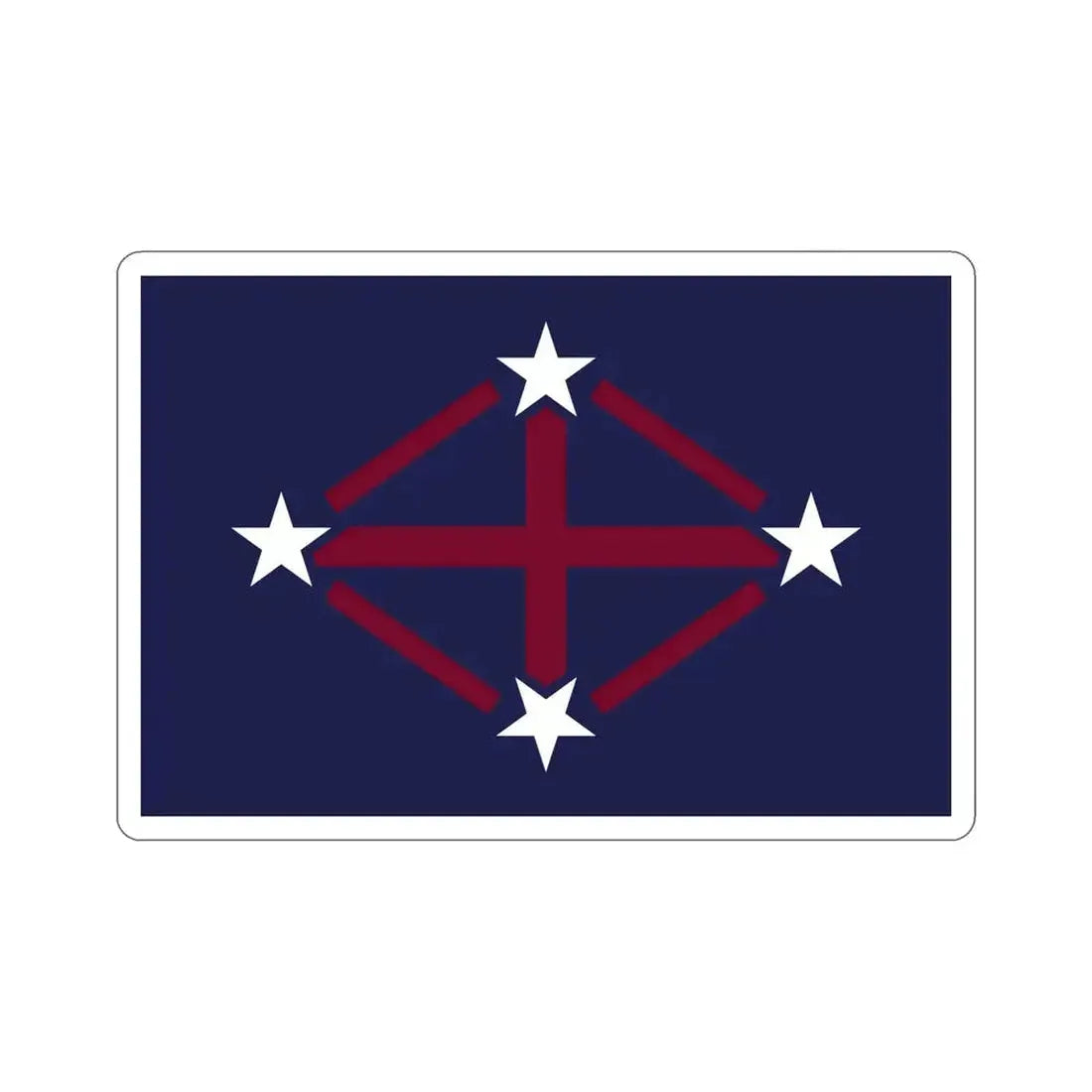 Flag of Imperial Japanese Antarctic Expedition 2 STICKER Vinyl Die-Cut Decal - The Sticker Space