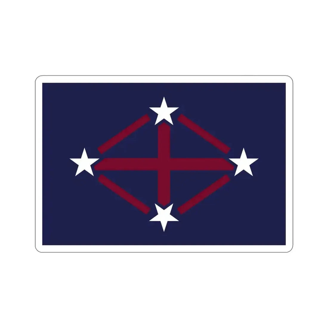 Flag of Imperial Japanese Antarctic Expedition 2 STICKER Vinyl Die-Cut Decal - The Sticker Space