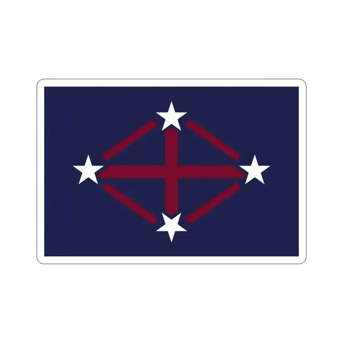 Flag of Imperial Japanese Antarctic Expedition 2 STICKER Vinyl Die-Cut Decal - The Sticker Space