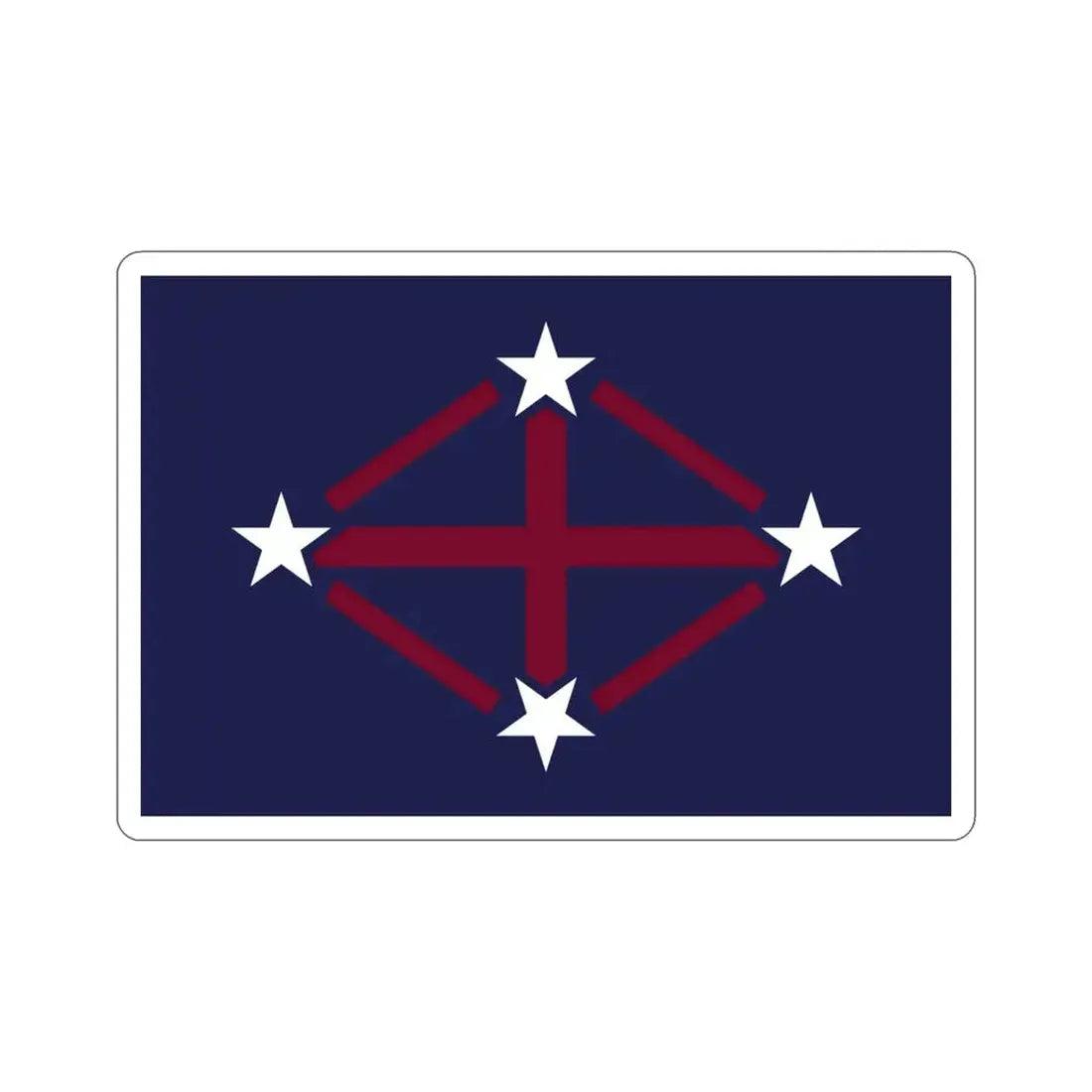 Flag of Imperial Japanese Antarctic Expedition 2 STICKER Vinyl Die-Cut Decal - The Sticker Space