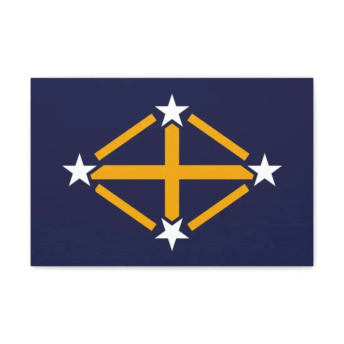 Flag of Imperial Japanese Antarctic Expedition - Canvas Wall Art 18″ x 12″ 1.25" - The Sticker Space