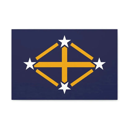 Flag of Imperial Japanese Antarctic Expedition - Canvas Wall Art 18″ x 12″ 1.25" - The Sticker Space